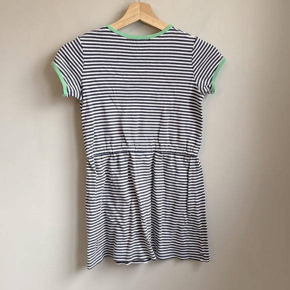 Masters Kids Girls' Striped T-Shirt Dress Navy/White SZ L 10-12 - Picture 3 of 5